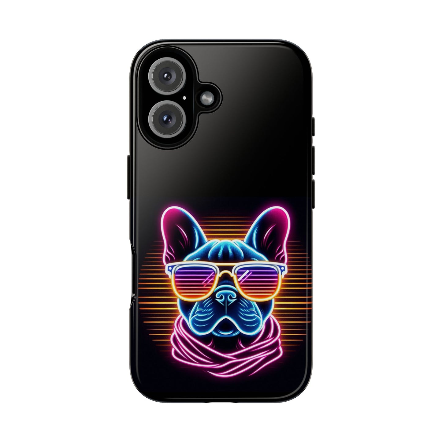 Neon French Bulldog Phone Case