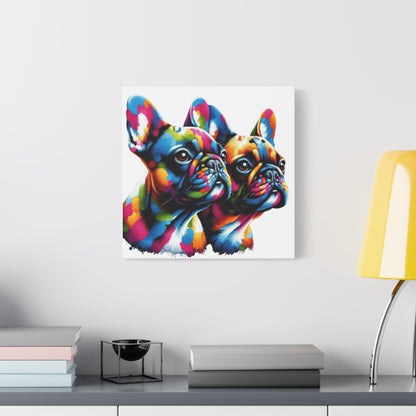Artistic French Bulldog Canvas