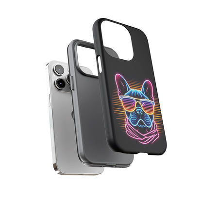 Neon French Bulldog Phone Case