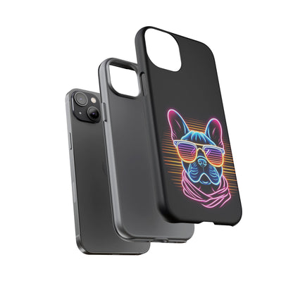 Neon French Bulldog Phone Case