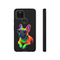 Neon French Bulldog phone case