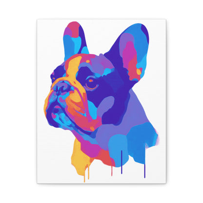 Artistic French Bulldog Canvas