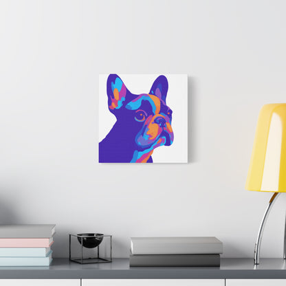 Artistic French Bulldog Canvas