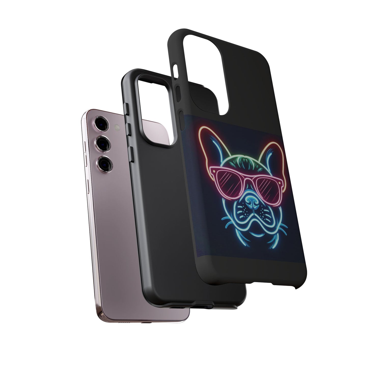 Neon French Bulldog Phone Case