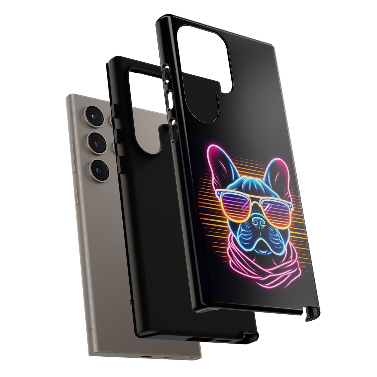 Neon French Bulldog Phone Case