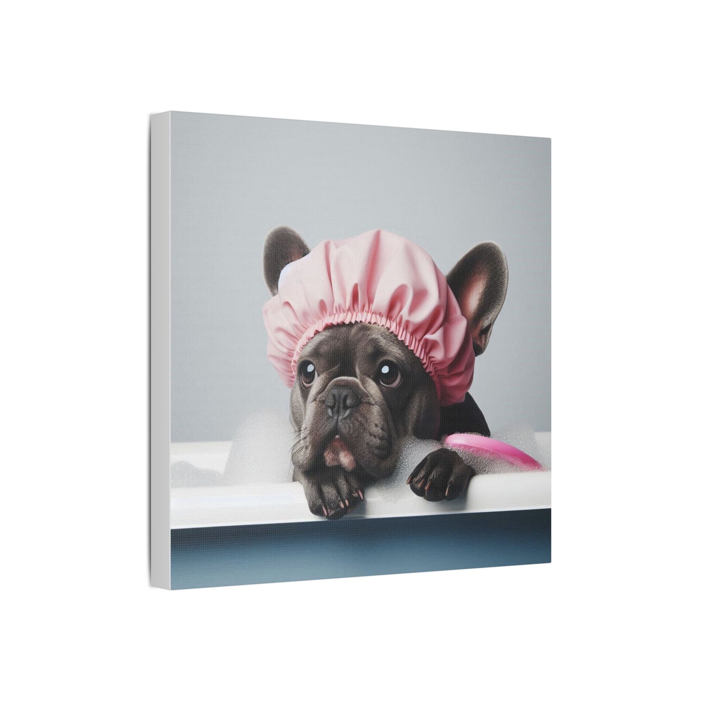 French Bulldog Bathroom Canvas