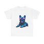 Mens neon French Bulldog T-shirt