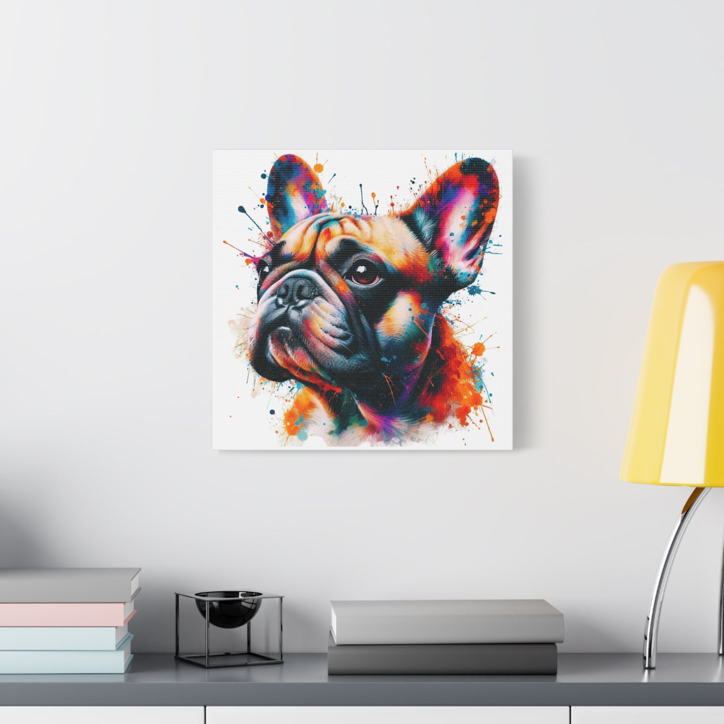 Artistic French Bulldog Canvas
