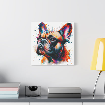 Artistic French Bulldog Canvas