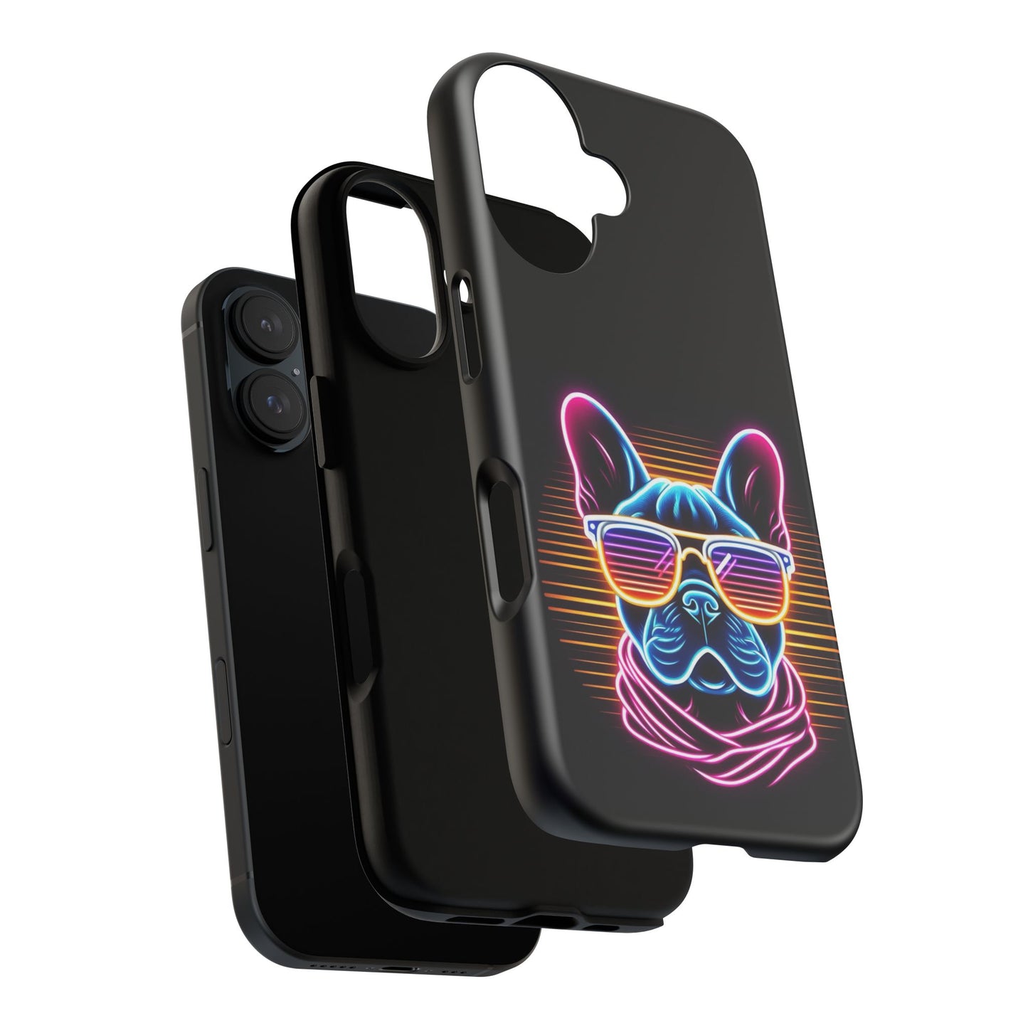 Neon French Bulldog Phone Case