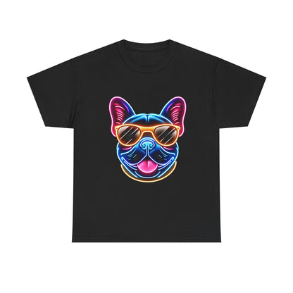 Womens neon French Bulldog T-shirt