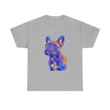 Mens Colourful French Bulldog artistic T-shirt