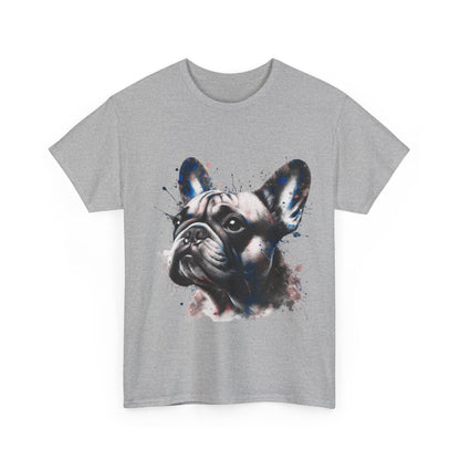 Mens colourful French Bulldog artistic T-shirt