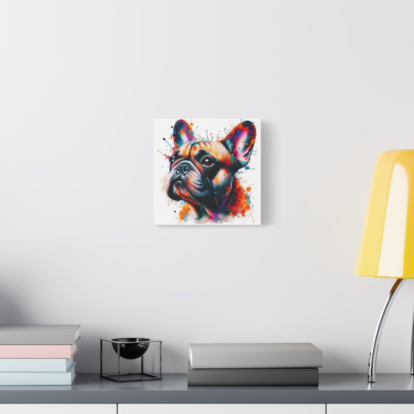 Artistic French Bulldog Canvas