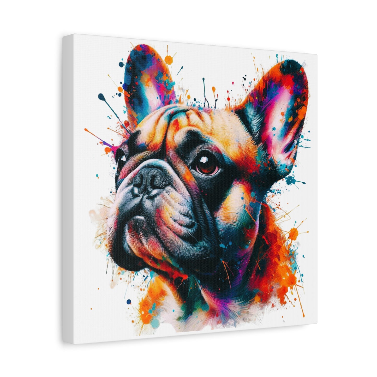 Artistic French Bulldog Canvas