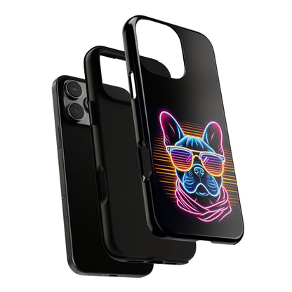 Neon French Bulldog Phone Case