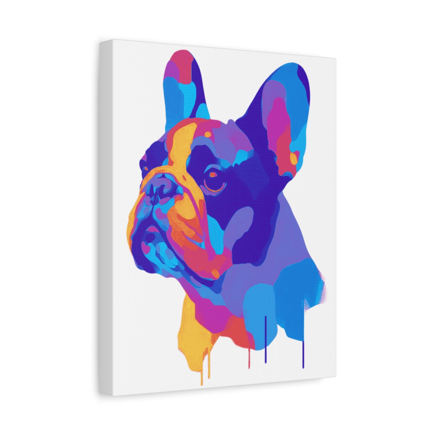 Artistic French Bulldog Canvas