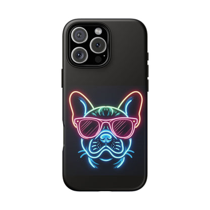 Neon French Bulldog Phone Case