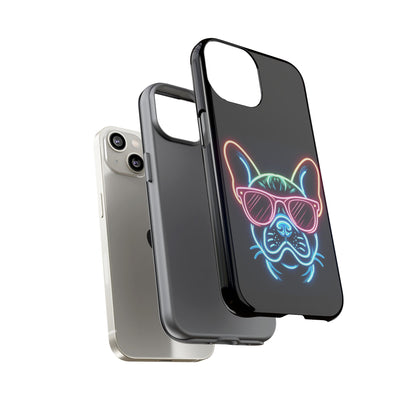 Neon French Bulldog Phone Case
