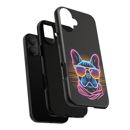 Neon French Bulldog Phone Case