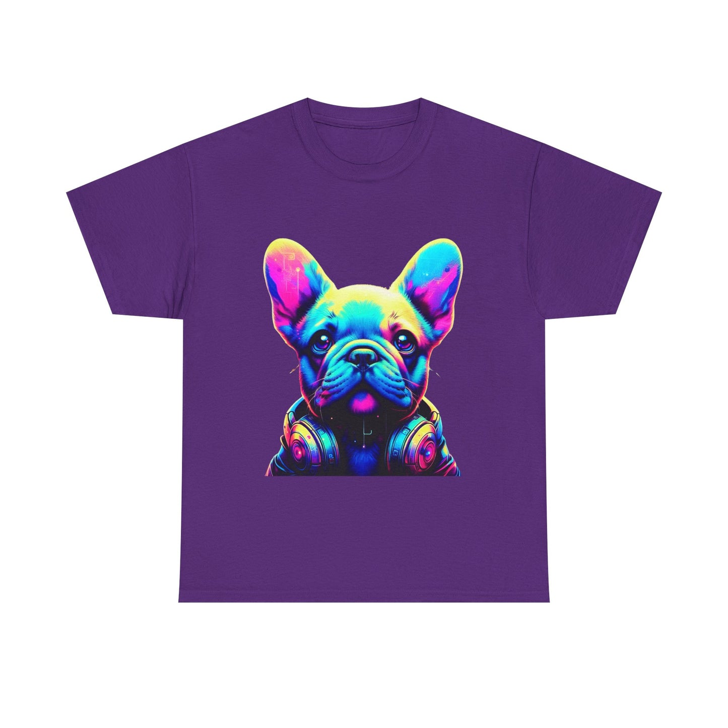 Womens neon French Bulldog T-shirt