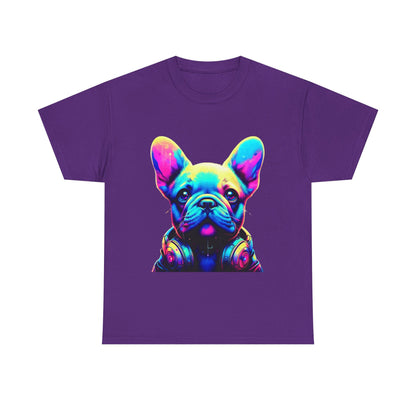 Womens neon French Bulldog T-shirt