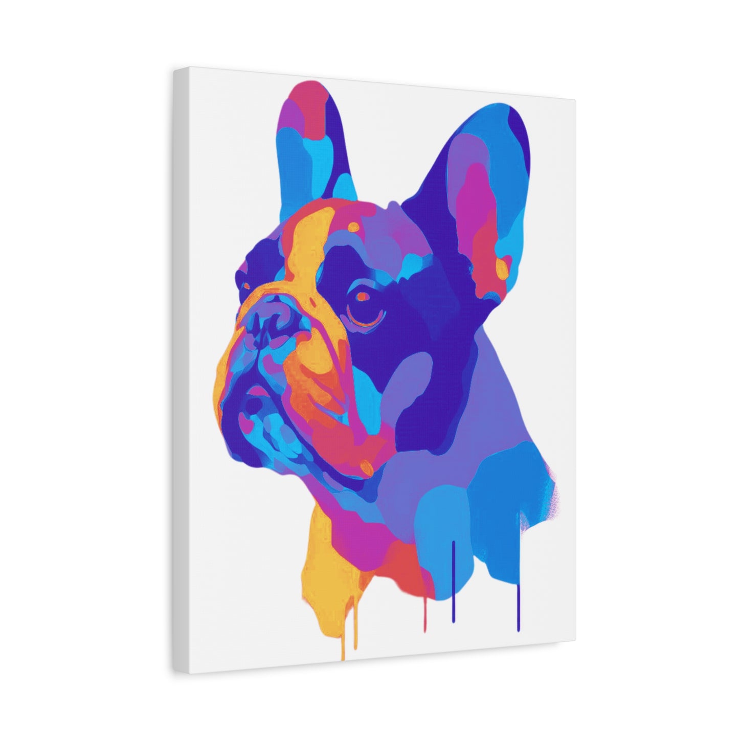 Artistic French Bulldog Canvas