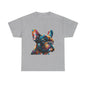 Mens Colourful French Bulldog artistic T-shirt