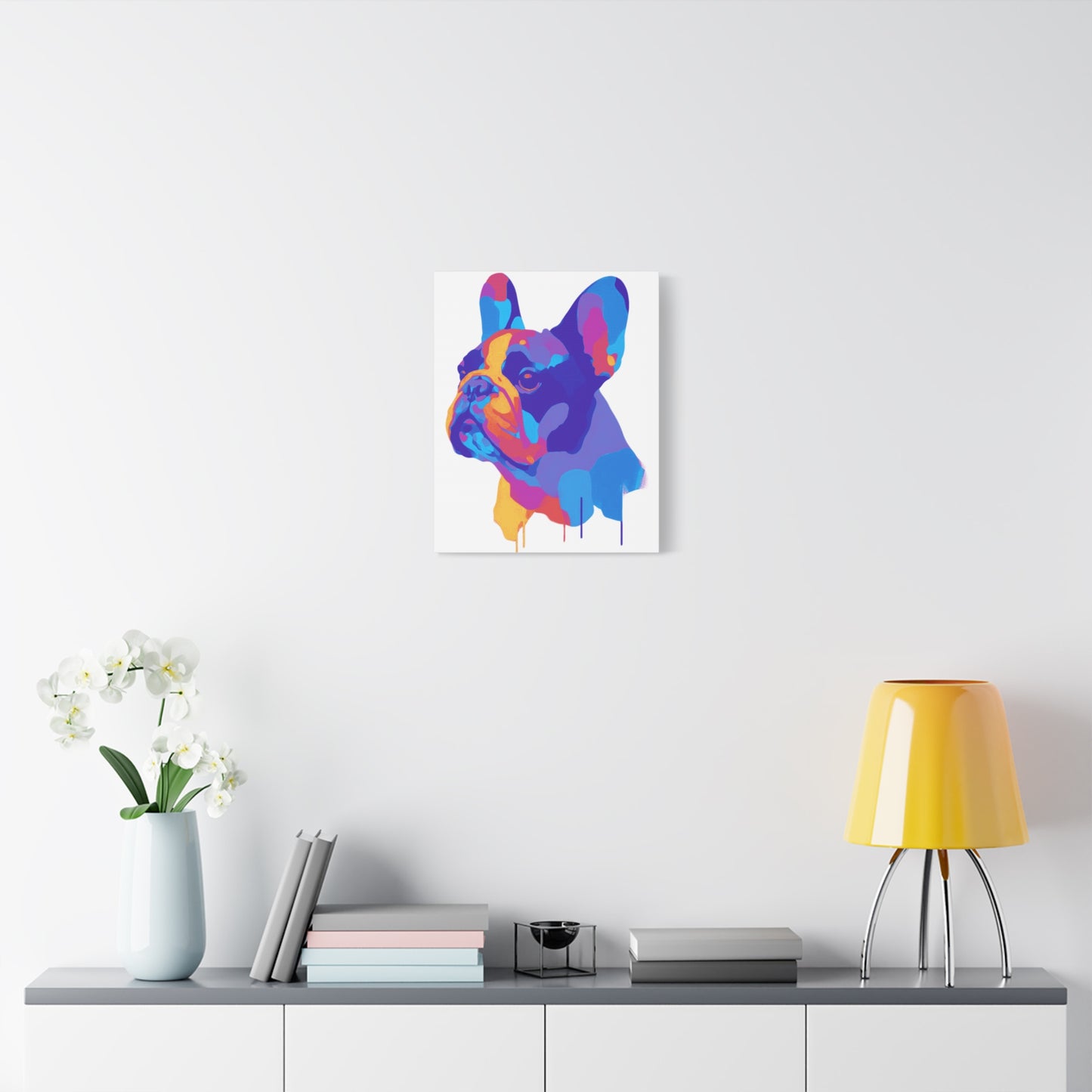 Artistic French Bulldog Canvas