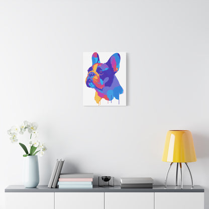 Artistic French Bulldog Canvas