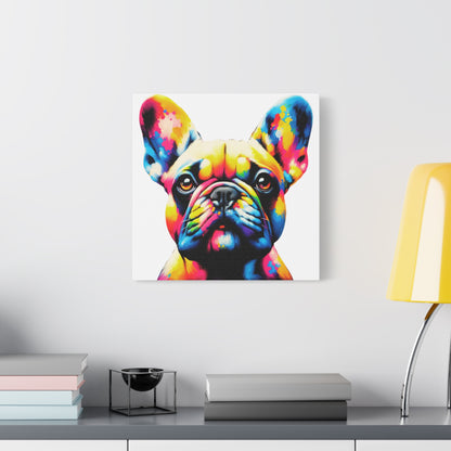 Artistic French Bulldog Canvas