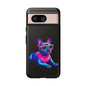 Neon French Bulldog phone case