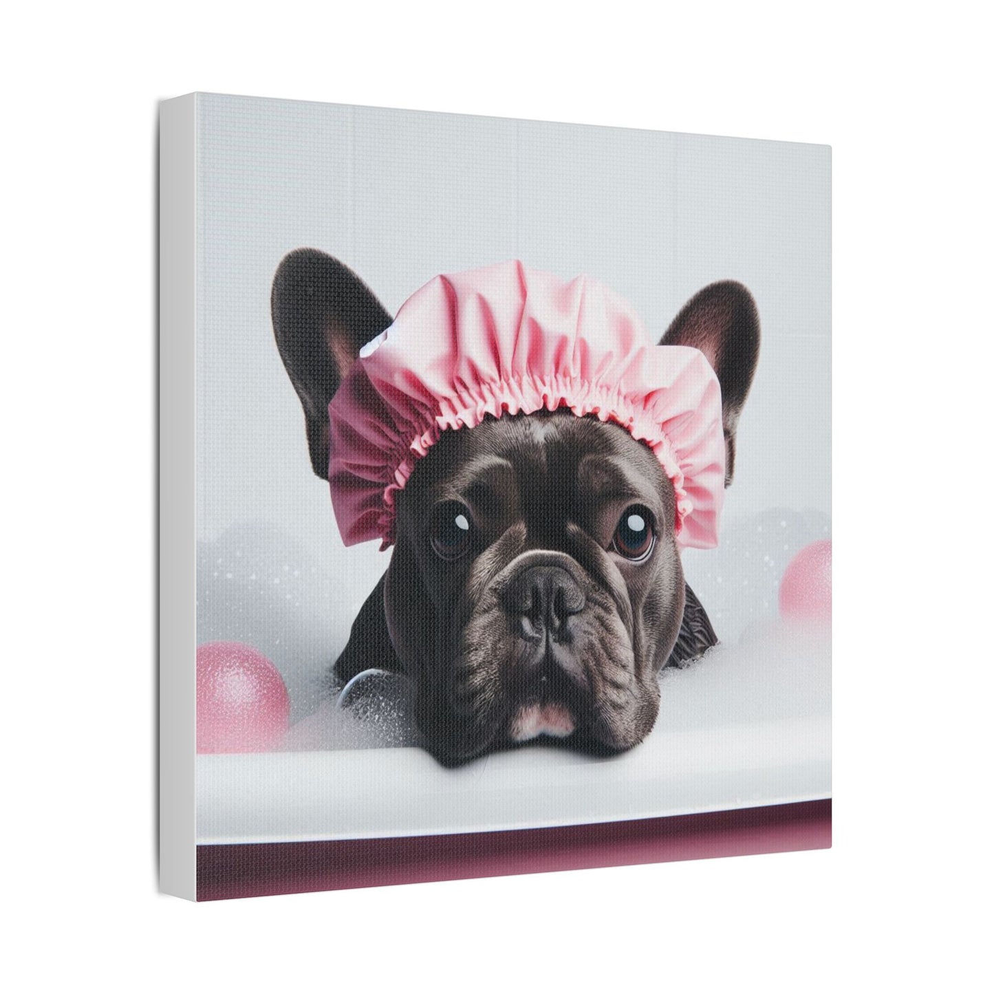 French Bulldog Bathroom Canvas