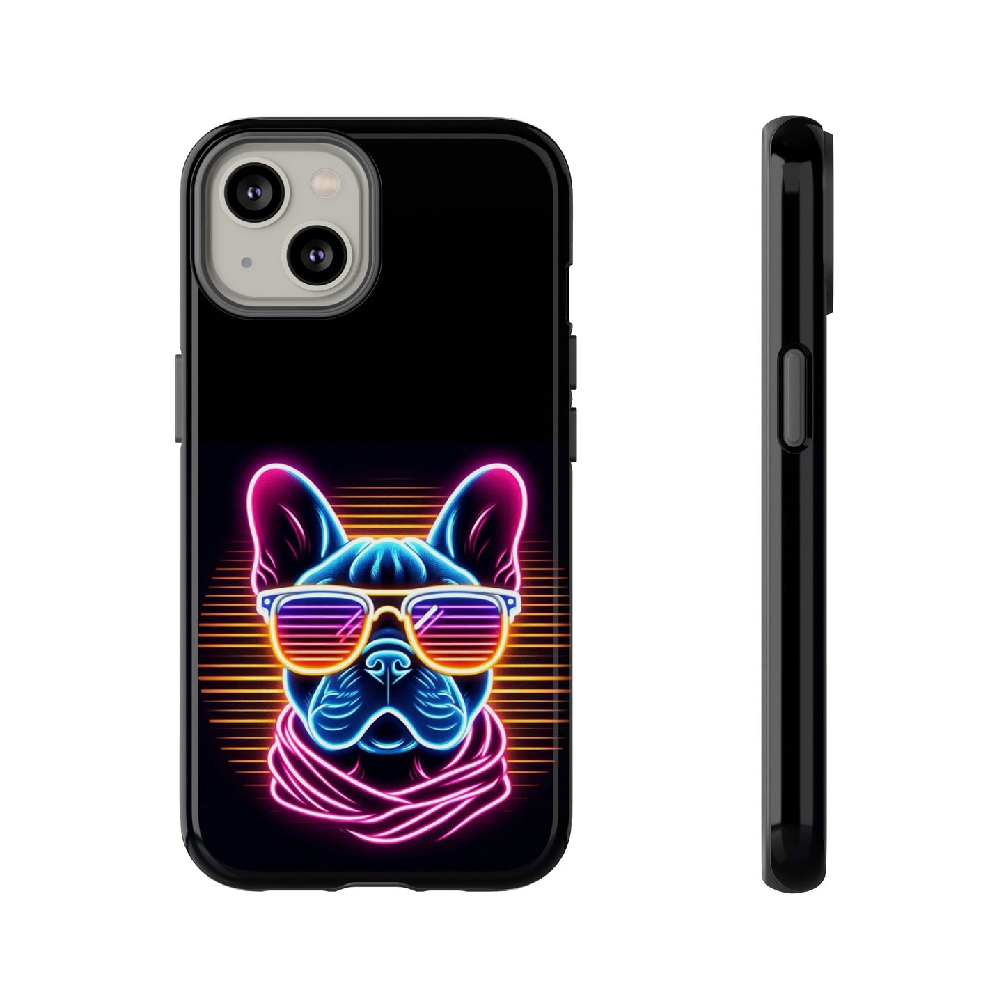 Neon French Bulldog Phone Case