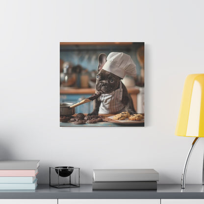 French Bulldog Kitchen Canvas