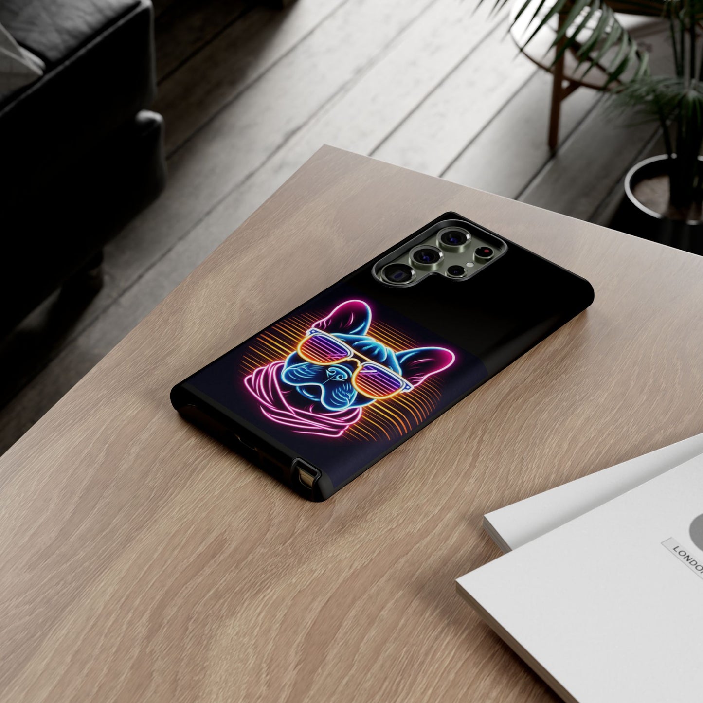 Neon French Bulldog Phone Case