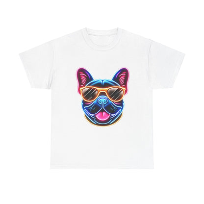 Womens neon French Bulldog T-shirt