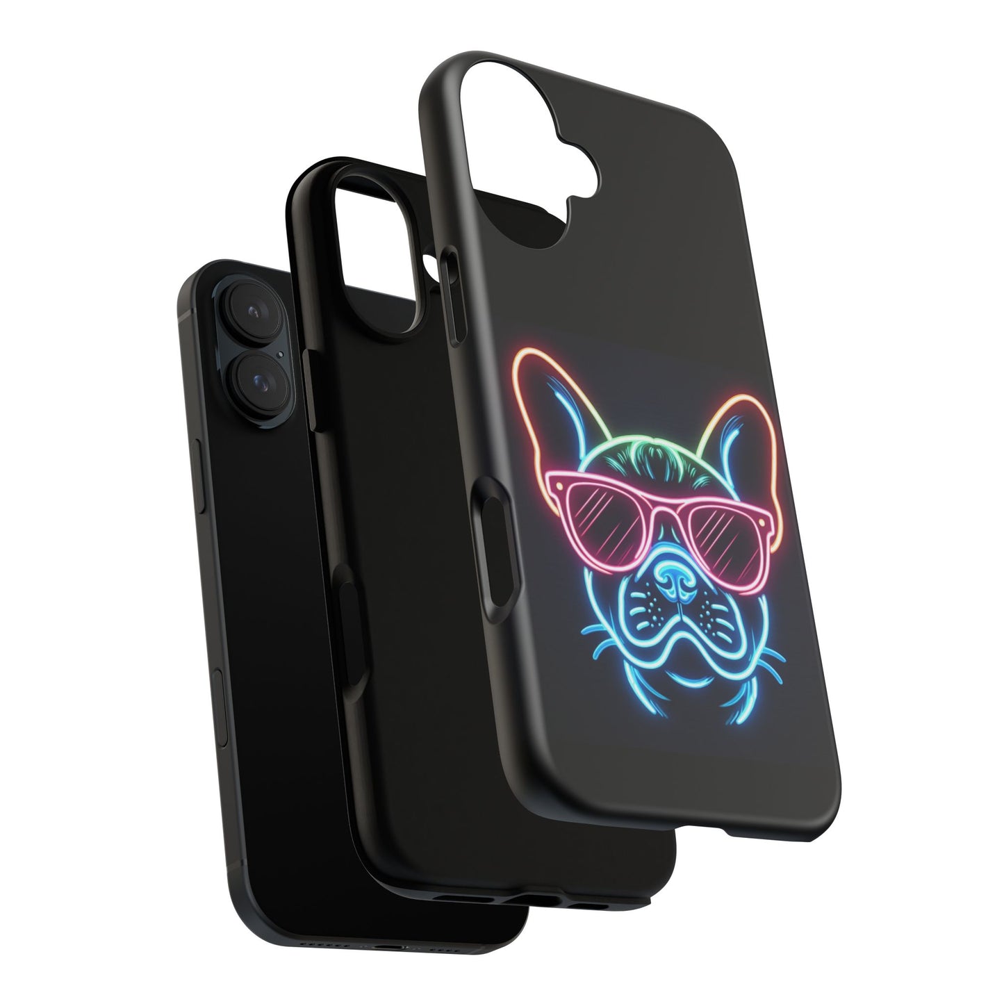Neon French Bulldog Phone Case
