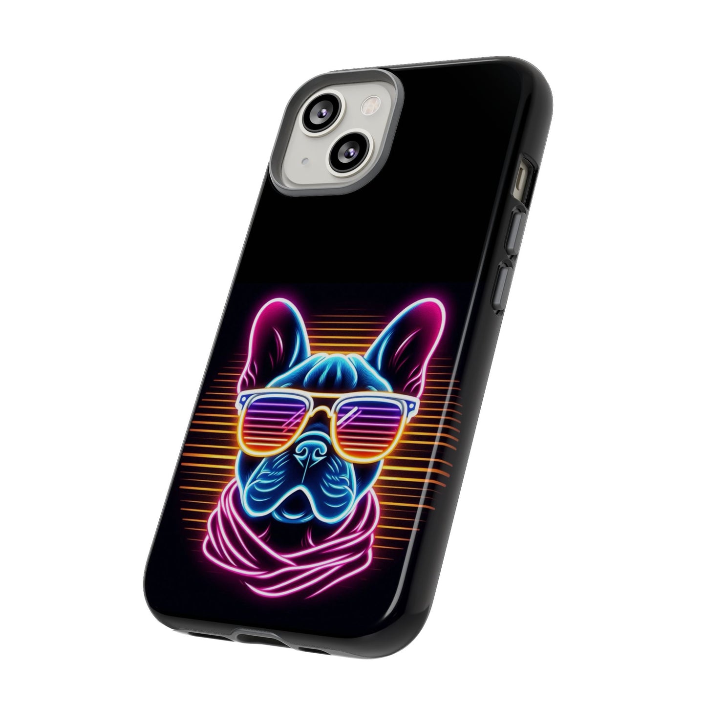 Neon French Bulldog Phone Case