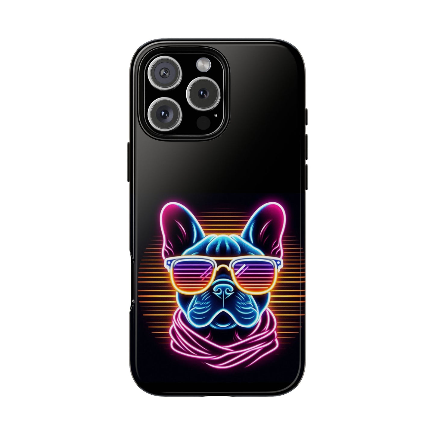 Neon French Bulldog Phone Case