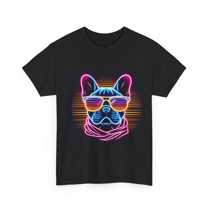 Womens neon French Bulldog T-shirt