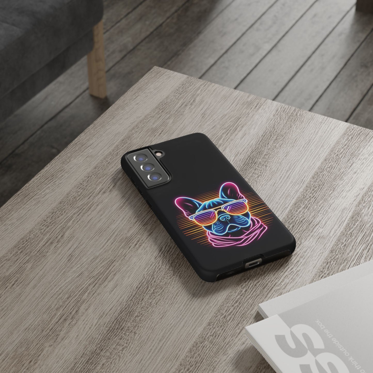 Neon French Bulldog Phone Case