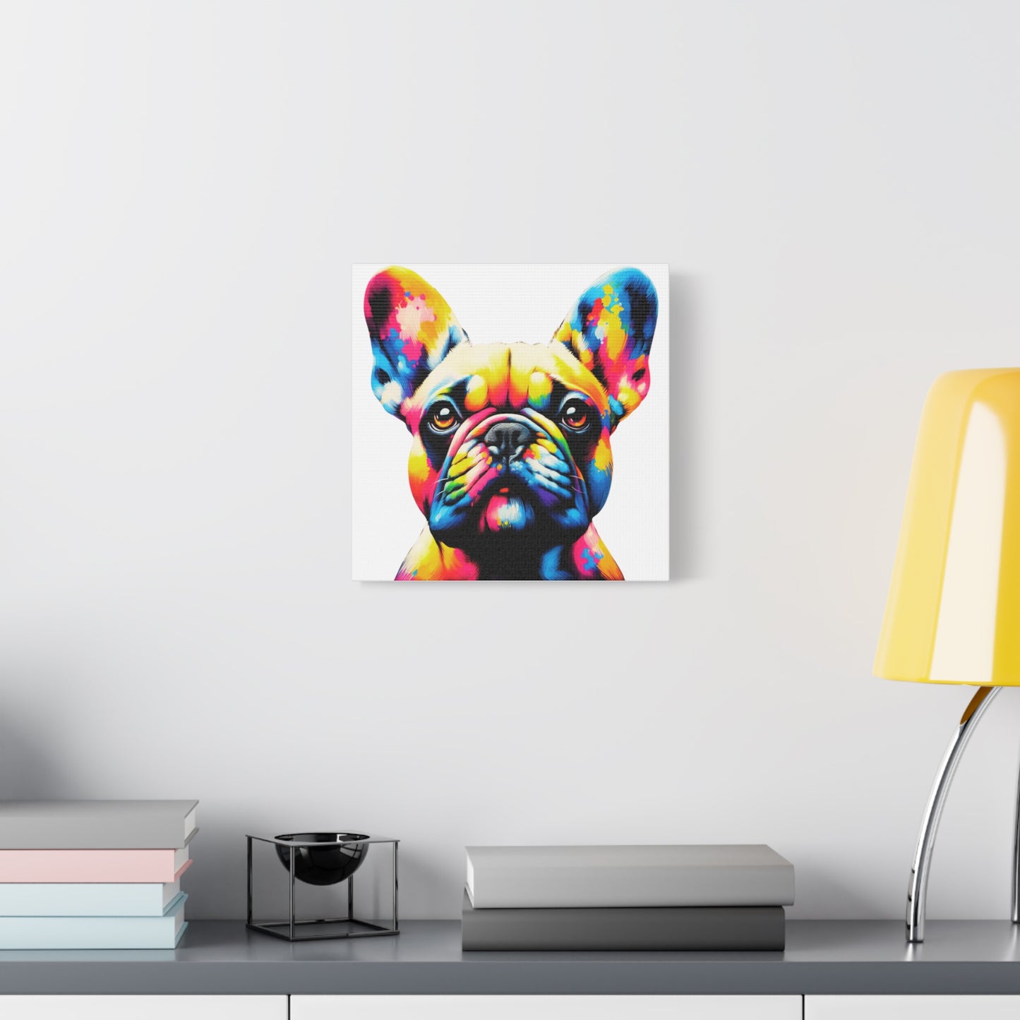 Artistic French Bulldog Canvas