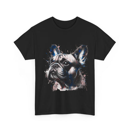Mens colourful French Bulldog artistic T-shirt