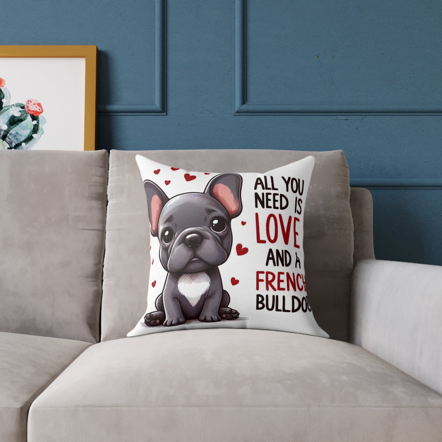 French Bulldog Throw Pillow