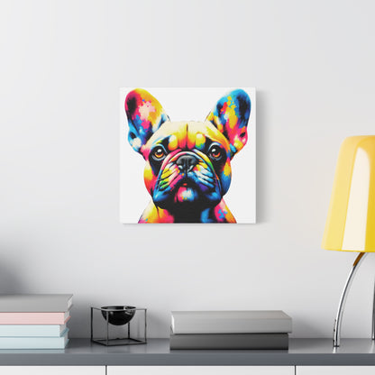 Artistic French Bulldog Canvas