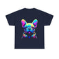 Mens neon French Bulldog T-shirt