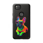 Neon French Bulldog phone case