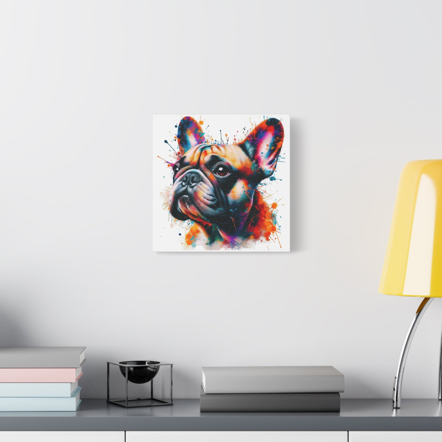 Artistic French Bulldog Canvas