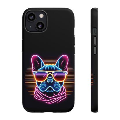 Neon French Bulldog Phone Case